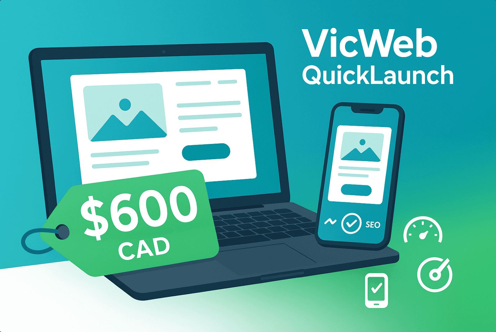 A $600 Website That Sells: Inside VicWeb’s QuickLaunch Package